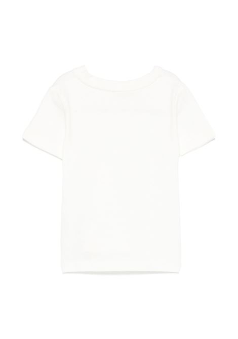 T-shirt basic bianca U+E' BY MISS GRANT | UEM0528LATTE